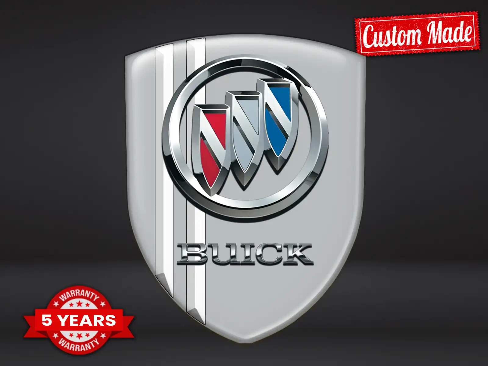 Buick Etiquetas Negocio Resistentes Limitadas Con Estilo